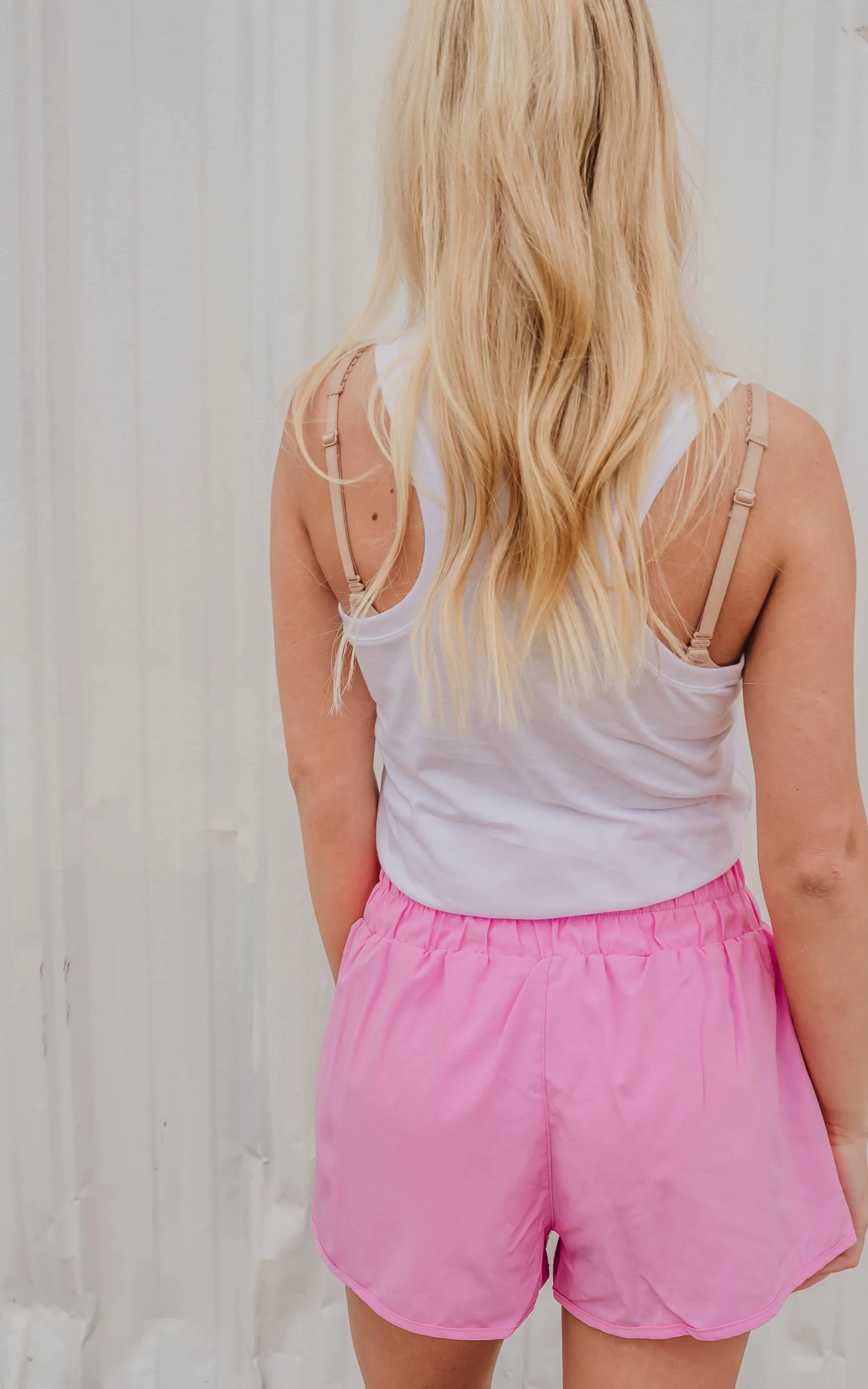 Smocked Waist Running Shorts - Final Sale*