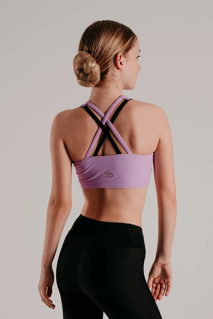 Sports Bra in Amethyst