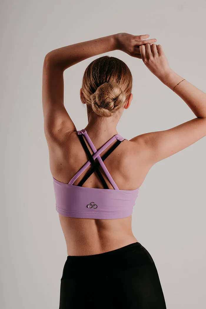 Sports Bra in Amethyst