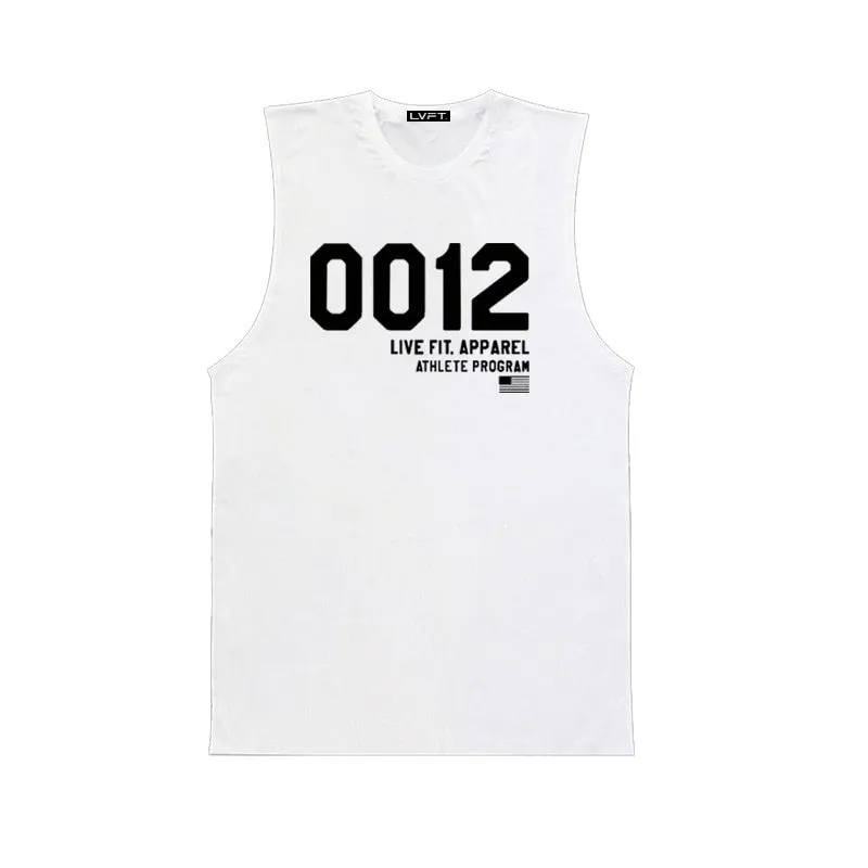 Summer Men Bodybuilding Tank Tops Gym Workout Fitness Cotton Sleeveless Shirt Running Clothes Stringer Singlet Casual Vest