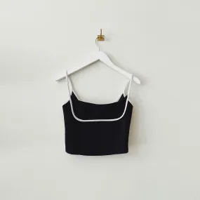 Tennis Tank - Black / White