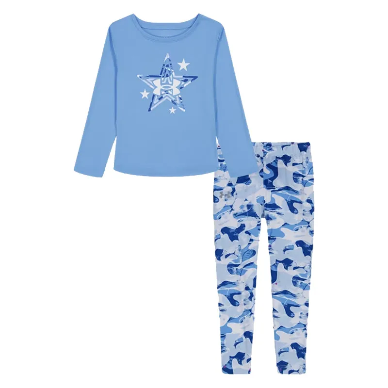Toddler Under Armour Star Print L/S Tee/Legging Set