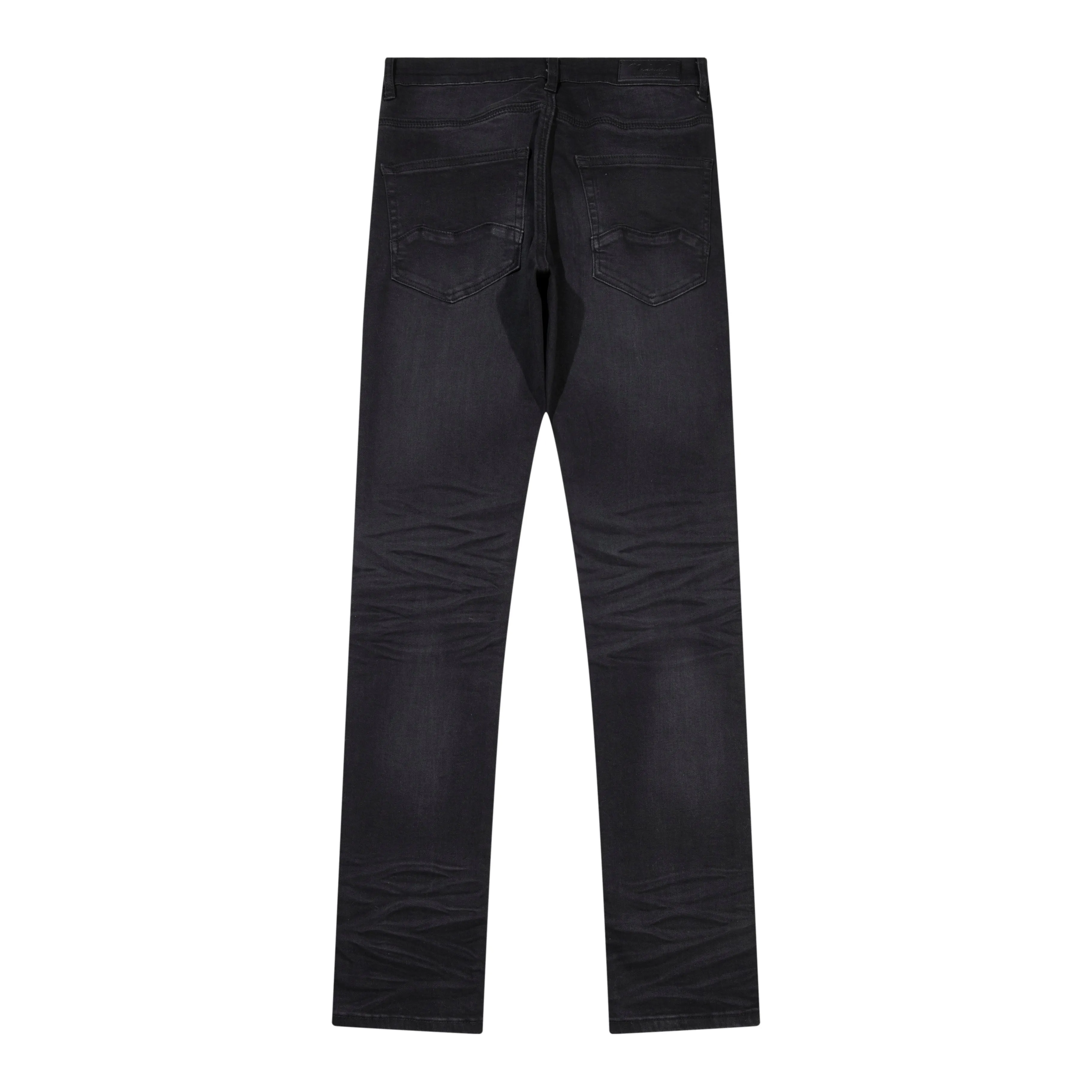 Ultra Stretch Skinny Faded Black Denim