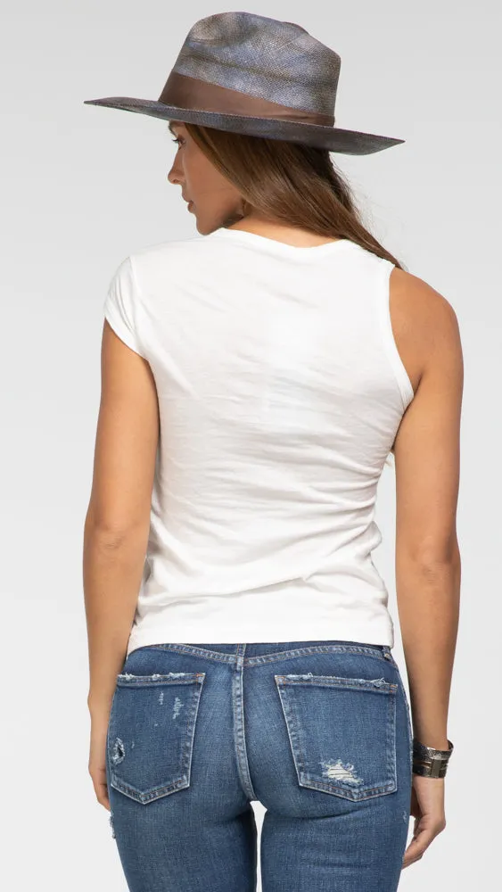 Uma Cotton Muscle - White