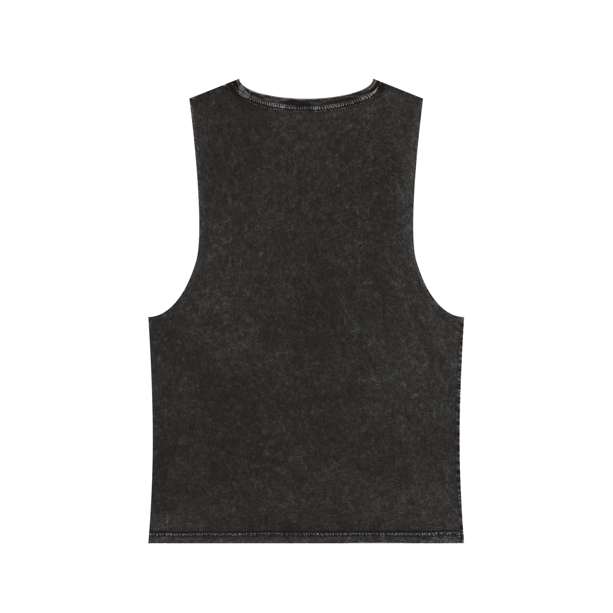 Unisex Stonewash "Never Stop Playing" Tank Top