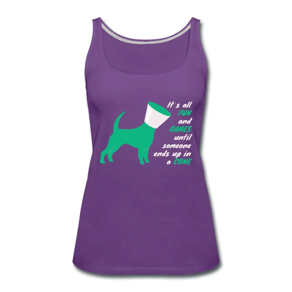 Until someone ends up in a cone Women's Tank Top