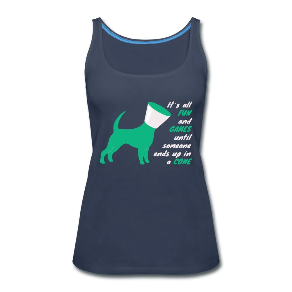 Until someone ends up in a cone Women's Tank Top