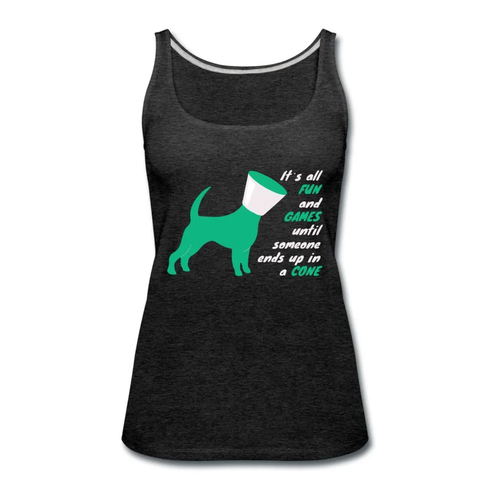 Until someone ends up in a cone Women's Tank Top
