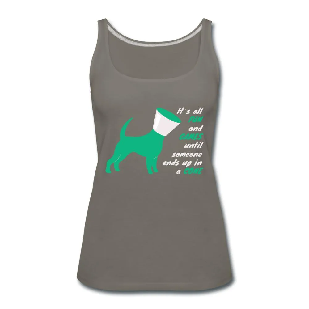 Until someone ends up in a cone Women's Tank Top