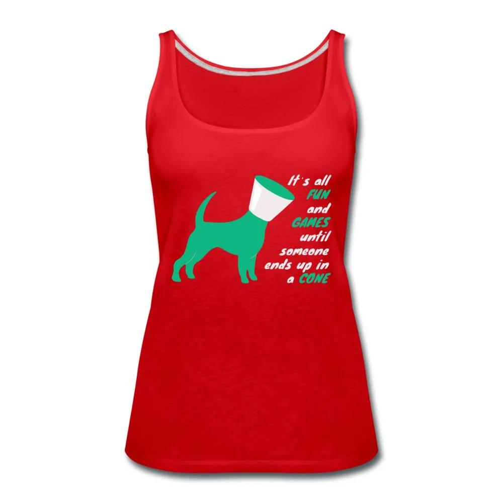 Until someone ends up in a cone Women's Tank Top