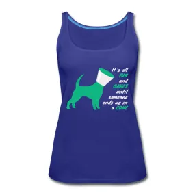 Until someone ends up in a cone Women's Tank Top