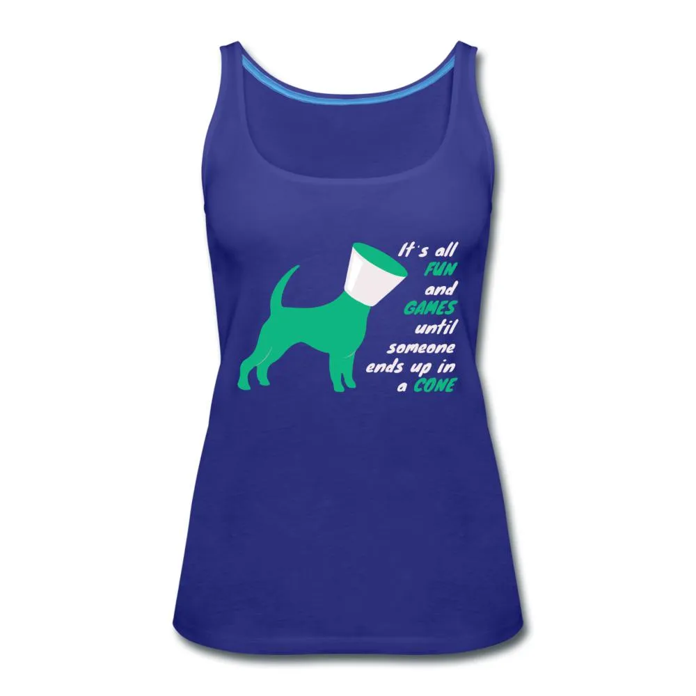 Until someone ends up in a cone Women's Tank Top