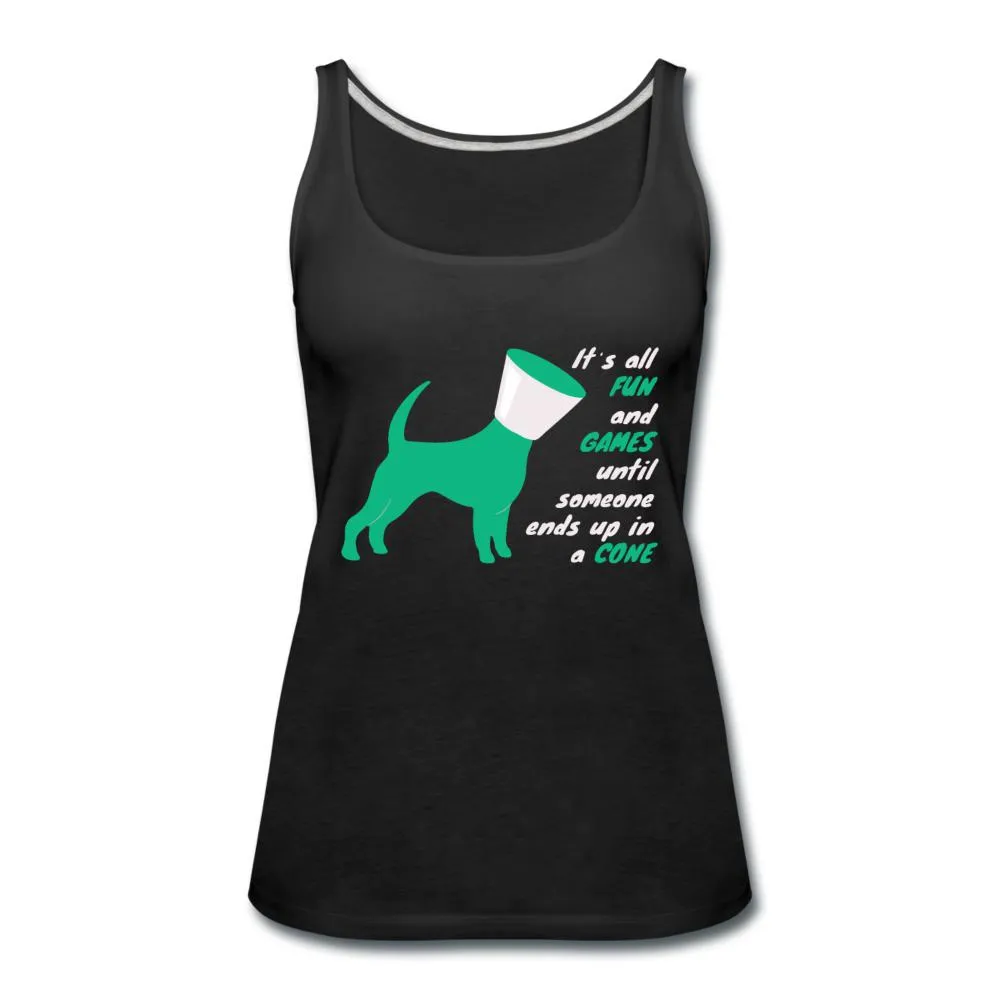 Until someone ends up in a cone Women's Tank Top
