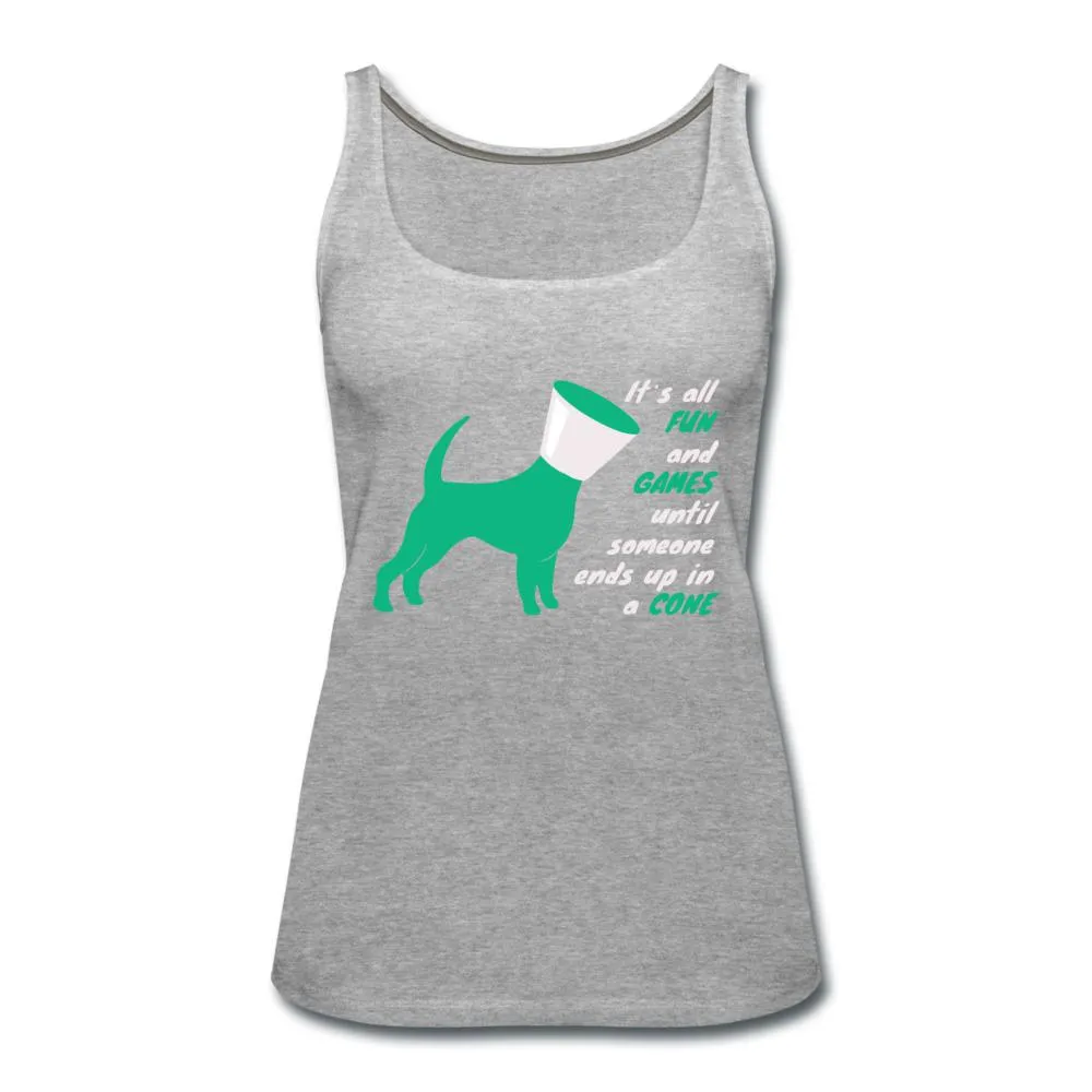 Until someone ends up in a cone Women's Tank Top