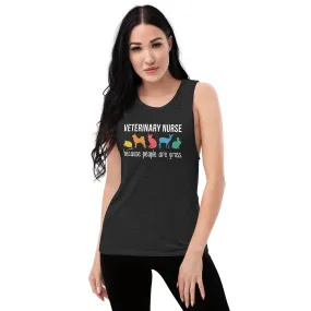 Veterinary Nurse: because people are gross Women's Tank Top