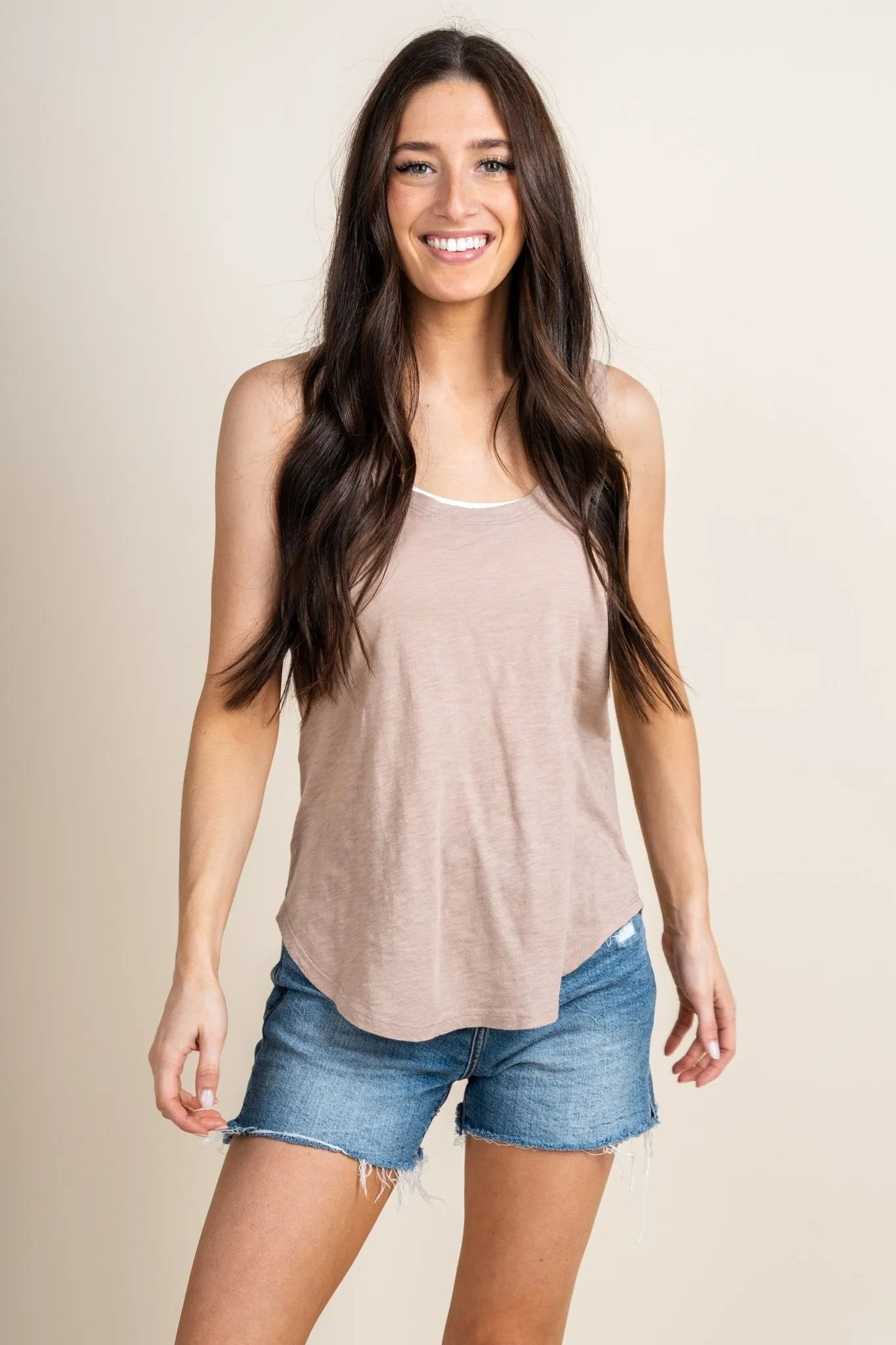 Z Supply relaxed slub tank top frappe