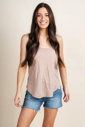 Z Supply relaxed slub tank top frappe