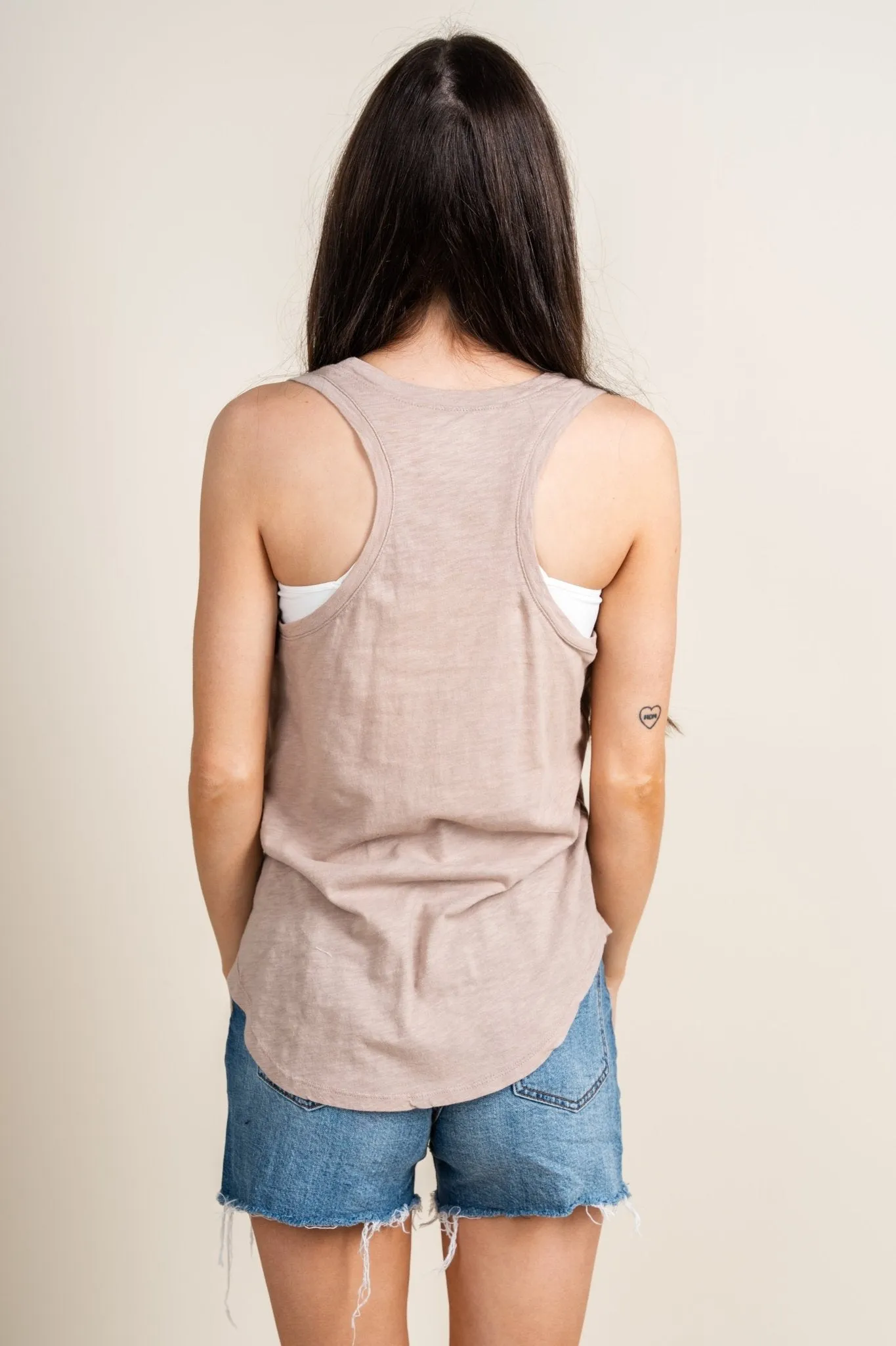 Z Supply relaxed slub tank top frappe