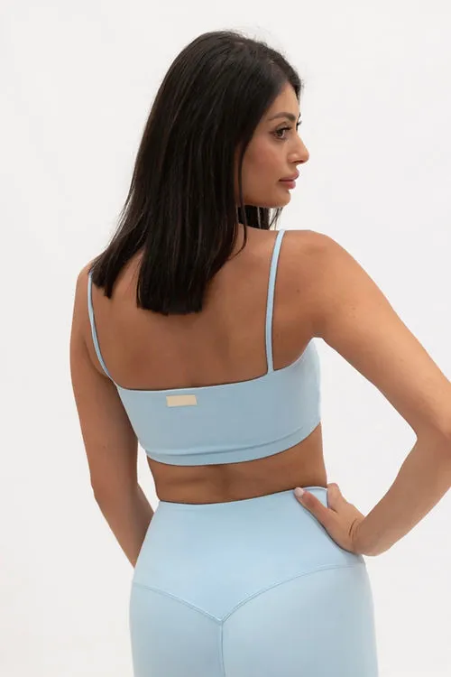 Zara Smooth Leggings - Sky Blue