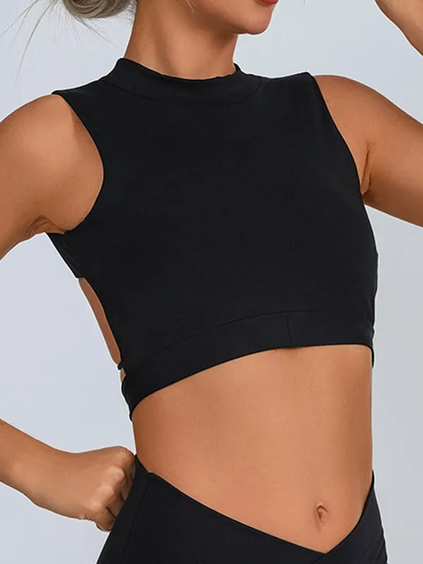 ZASUWA Female Beautiful Back Bow-knot Quick Dry Sports Bras