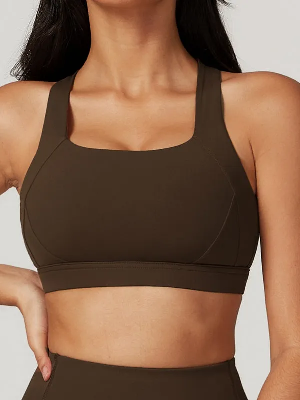 ZASUWA Female Quick-dry Cross Back Sports Bras