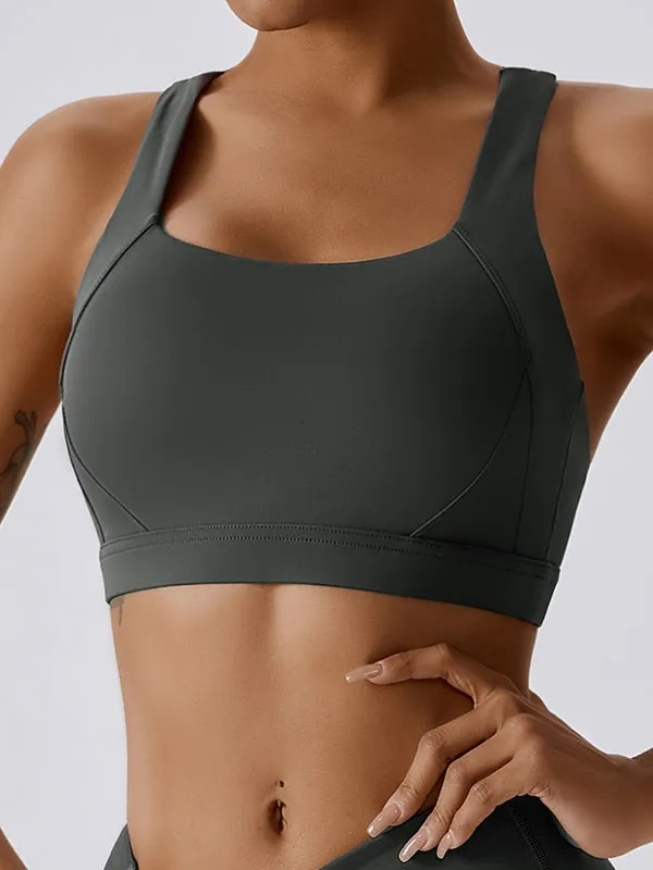 ZASUWA Female Quick-dry Cross Back Sports Bras